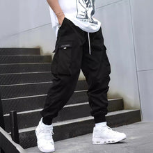 Load image into Gallery viewer, Multi-pocket Cargo Pants Men&#39;s Casual Hip-Hop Drawstring Trousers Outdoor Streetwear Sports Pant
