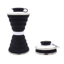 Load image into Gallery viewer, 500ML Foldable Silicone Water Bottle: Ultimate Travel Companion!
