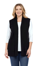 Load image into Gallery viewer, Women's Long Sleeveless Open Front Soft Shawl Collar Vest
