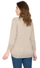 Load image into Gallery viewer, Women's Curved Hem Cardigan - Open Front in Soft Cashmere like Fabric
