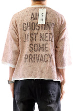Load image into Gallery viewer, Sparkle S/N Jersey 3/4 Sleeve Crop Top Tee
