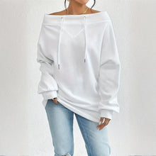 Load image into Gallery viewer, Plus Size Off Shoulder Pullover
