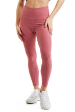 Load image into Gallery viewer, Turtle Bay New York Women's 7/8 Legging in Strong Compressed Double Knit Polyester Blend Fabric with side phone Pockets
