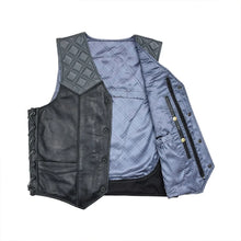 Load image into Gallery viewer, Hammer down Men's Western Style Leather Biker Vest
