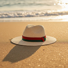 Load image into Gallery viewer, Plain Straw Sun Hat – Unisex Beach &amp; Outdoor Wide Brim
