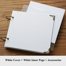 Load image into Gallery viewer, 10Inch Wedding Photo Album Scrapbook Cardboard Albums Photo Baby Scrapbooking Album Blank Cover Travel Albums For Photos Home Decor House Decoration DIY Memorable Gifts For Loved Ones
