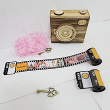 Load image into Gallery viewer, 10pc Photos Couple Gifts Custom Roll Film Personalized Photo Memorial Anniversary Birthday Valentines Gift Photo Album Scrapbook Polaroid Keychain Album Gifts For Valentines Day
