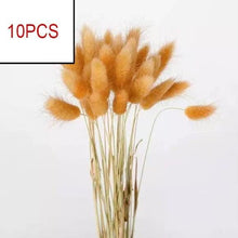 Load image into Gallery viewer, 10PCS Bulrush Natural Dried Flowers Artificial Pampas Grass Decor Phragmites Fake Flower Wedding Home Decoration Floor Vase Filler for Living Room Kitchen Decor
