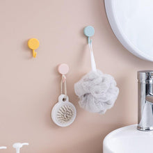 Load image into Gallery viewer, 10PCS Self Adhesive Wall Hook Strong Without Drilling Coat Bag Bathroom Door Kitchen Towel Hanger Hooks Home Storage Accessories Decorative Hooks Entrance Organizers with Self-Adhesive Hooks for Hanging Keys Towels
