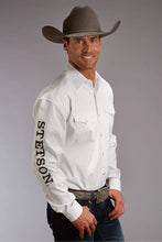 Load image into Gallery viewer, Stetson Logo Wear (White) - Men's Western Shirt
