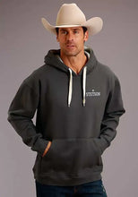 Load image into Gallery viewer, Stetson Star (Heather Grey) - Men's Hoodie Sweatshirt
