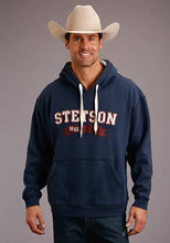 Load image into Gallery viewer, Stetson 1865 Applique (Navy) - Men's Hoodie Sweatshirt
