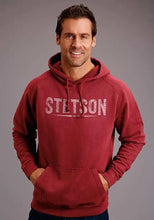 Load image into Gallery viewer, Stetson Vintage Mineral Washed (Burgundy) - Men's Hoodie Sweatshirt
