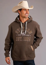 Load image into Gallery viewer, Stetson Cotton Blend Est. 1865 (Brown) - Men's Hoodie Sweatshirt
