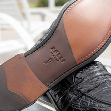 Load image into Gallery viewer, 11-119-BKM (BLK) TUSCANY Crocodile Penny Loafer, Black
