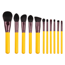 Load image into Gallery viewer, 11 Pcs Women Professional Quality Makeup Brush Set Cosmetic Brushes Beauty Makeup Tool - Beginner Makeup Tools Full Set
