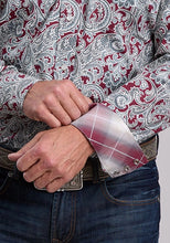 Load image into Gallery viewer, Stetson 2870 Bloodstone Paisley (Red) - Men's Western Shirt
