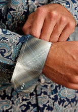 Load image into Gallery viewer, Stetson Deep Marine (Blue) - Men's Western Shirt
