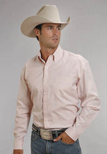 Load image into Gallery viewer, Stetson 5661 End On End (Pink) - Men's Western Shirt

