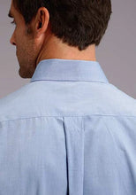 Load image into Gallery viewer, Stetson 5661 End On End (Blue) - Men's Western Shirt

