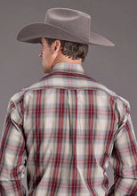 Load image into Gallery viewer, Stetson 2398 Diamond Ranch (Wine) - Men's Western Shirt
