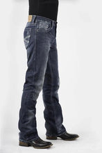Load image into Gallery viewer, Stetson 1014 Fit Destructed (Medium Wash) - Men&#39;s Jeans
