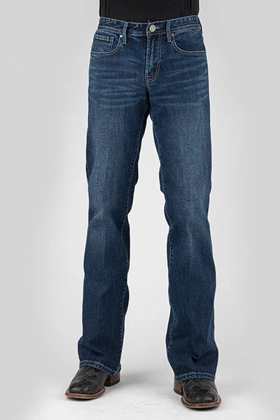Stetson 1015 Rocker Stretch Fit (Dark Wash) - Men's Jeans