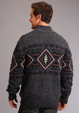Load image into Gallery viewer, Stetson 1343 Horizontal Aztec (Grey) - Men's Sweater
