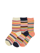 Load image into Gallery viewer, Paul Smith Women 3-Pack Socks &quot;Signature Stripe&quot;
