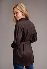 Load image into Gallery viewer, Stetson 1914 Solid (Chocolate) - Women's Long Shirt
