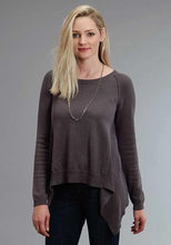 Load image into Gallery viewer, Stetson 0758 Twill Plaid (Grey) - Women's Knit Shirt
