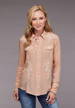 Load image into Gallery viewer, Stetson 2097 Blush Crepe (Pink) - Women's Blouse
