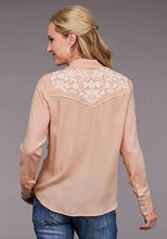 Load image into Gallery viewer, Stetson 2097 Blush Crepe (Pink) - Women's Blouse

