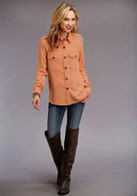 Load image into Gallery viewer, Stetson Jacket Style (Orange) - Women's Blouse
