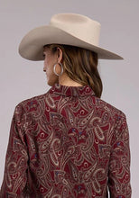 Load image into Gallery viewer, Stetson 3294 Rodeo Paisley (Wine) - Women's Western Shirt
