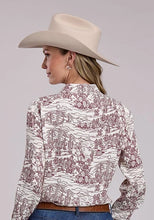 Load image into Gallery viewer, Stetson 2913 Desert Toile (Cream) - Women's Western Shirt
