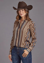 Load image into Gallery viewer, Stetson 2187 Sand Serape (Tan) - Women's Blouse
