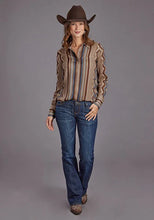 Load image into Gallery viewer, Stetson 2187 Sand Serape (Tan) - Women's Blouse
