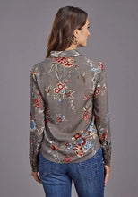 Load image into Gallery viewer, Stetson 2188 Vintage Tapestry (Grey) - Women's Blouse
