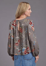 Load image into Gallery viewer, Stetson 2188 Vintage Peasant (Grey) - Women's Blouse
