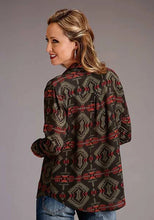 Load image into Gallery viewer, Stetson 00873 Blanket Print (Brown) - Women's Blouse
