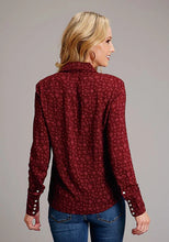 Load image into Gallery viewer, Stetson 1770 Western Ditzy (Wine) - Women's Blouse
