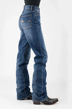 Load image into Gallery viewer, Stetson 915 High Rise Straight Fit Arrow Pocket (Medium Wash) - Women's Jeans

