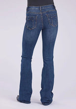 Load image into Gallery viewer, Stetson 921 High Waist Flare Fit Pieced Pocket (Dark Wash) - Women's Jeans
