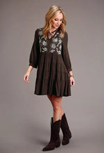 Load image into Gallery viewer, Stetson 1911 Embroidered Twill (Brown) - Women's Dress
