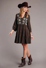 Load image into Gallery viewer, Stetson 1911 Embroidered Twill (Brown) - Women's Dress

