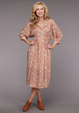 Load image into Gallery viewer, Stetson Sunset Floral Dress (Pink) - Women's Long Dress
