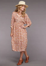 Load image into Gallery viewer, Stetson Sunset Floral Dress (Pink) - Women's Long Dress
