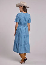Load image into Gallery viewer, Stetson 3 Tiered Denim (Blue) - Women's Dress
