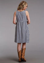 Load image into Gallery viewer, Stetson 00255 Gingham (Navy) - Women's Tank Dress
